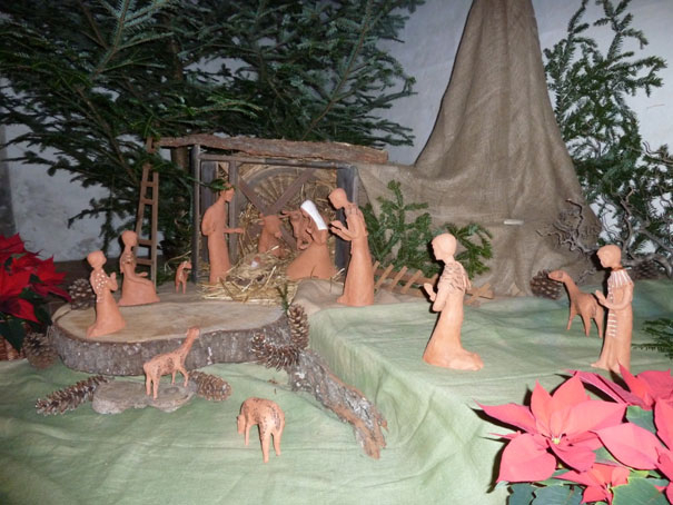 Les crèches à l'Abbaye de la Maigrauge